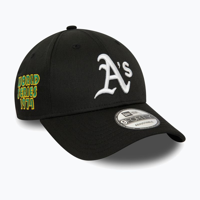 Pánská kšiltovka  New Era Patch 9Forty Oakland Athletics black