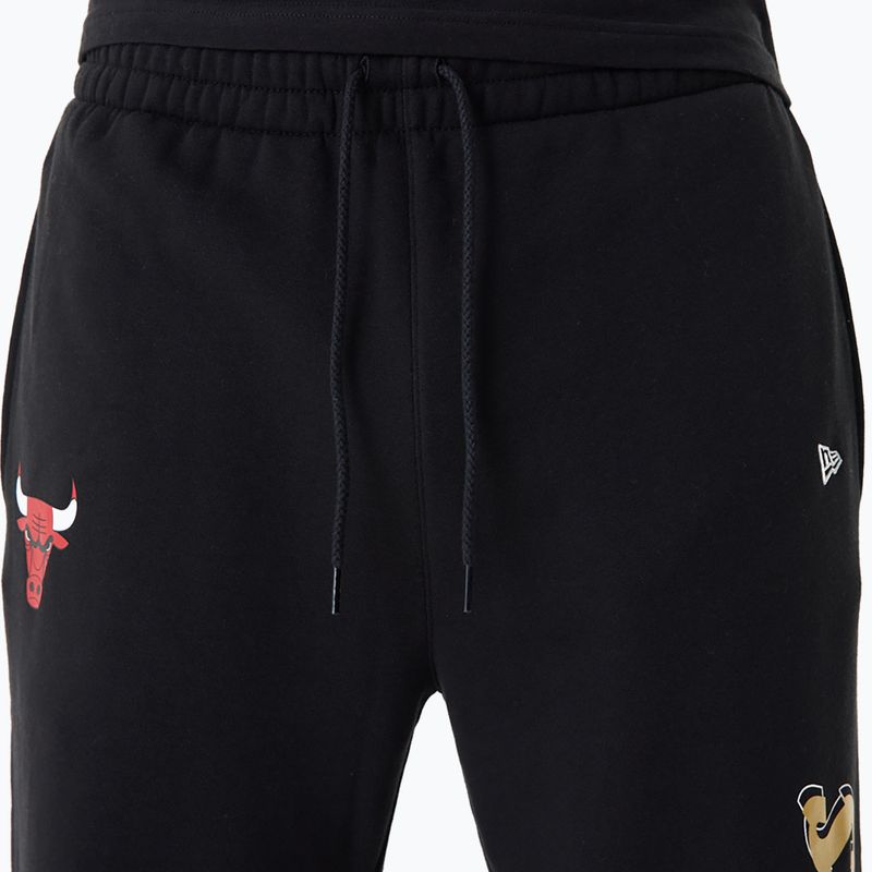 Pánské kalhoty  New Era NBA Team Script Jogger Chicago Bulls black 4