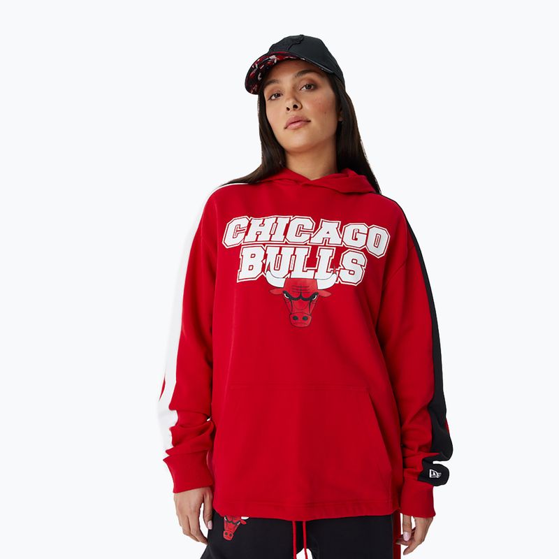 Pánská mikina New Era NBA Large Graphic OS Hoody Chicago Bulls red 2