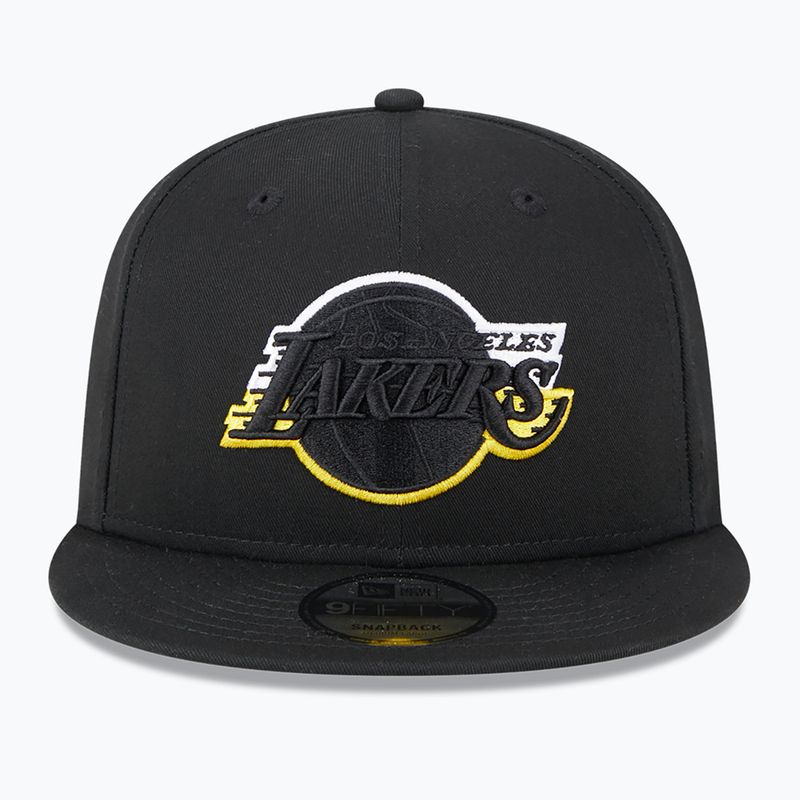 Čepice  New Era Split Logo 9Fifty Los Angeles Lakers black 3