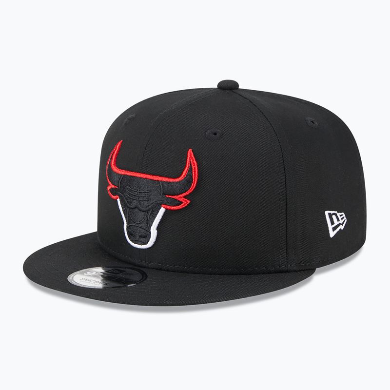 Čepice  New Era Split Logo 9Fifty Chicago Bulls black 2