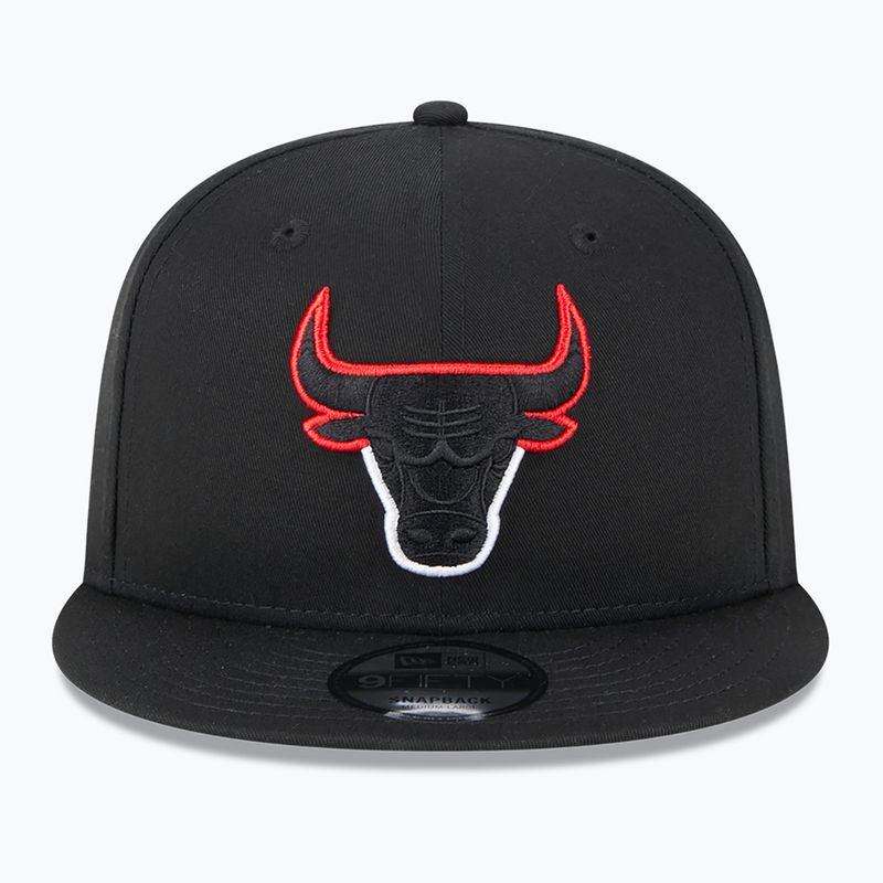 Čepice  New Era Split Logo 9Fifty Chicago Bulls black 3