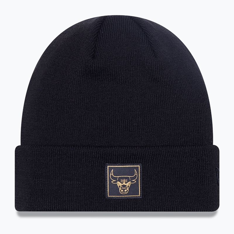 Zimní čepice New Era Metalic Badge Cuff Knit Chicago Bulls black