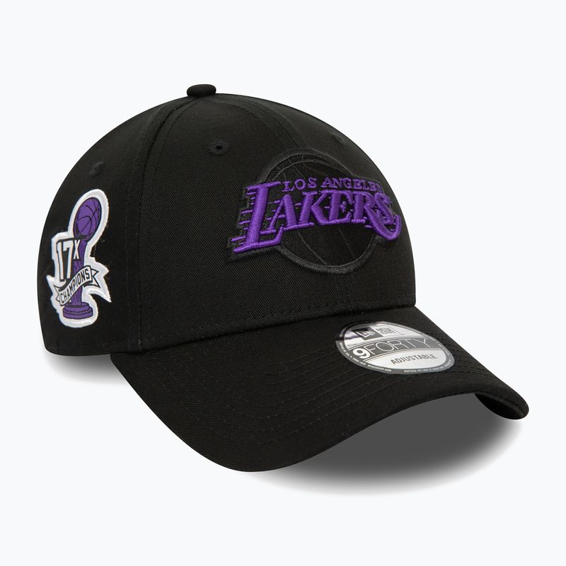 Pánská kšiltovka  New Era Side Patch 9Forty Los Angeles Lakers black