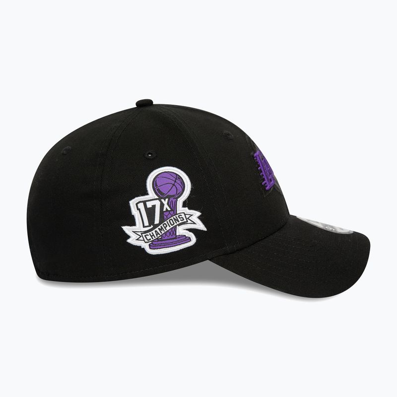 Pánská kšiltovka  New Era Side Patch 9Forty Los Angeles Lakers black 5