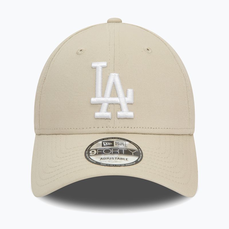 Pánská kšiltovka  New Era Side Patch 9Forty Los Angeles Dodgers light beige 2