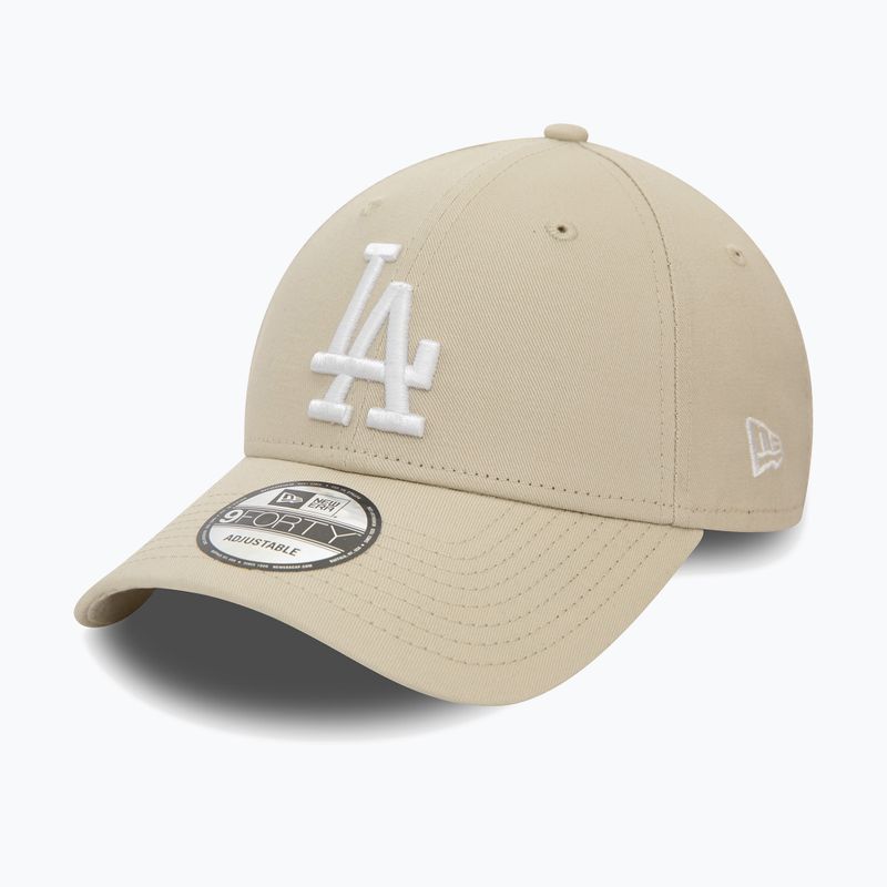 Pánská kšiltovka  New Era Side Patch 9Forty Los Angeles Dodgers light beige 3