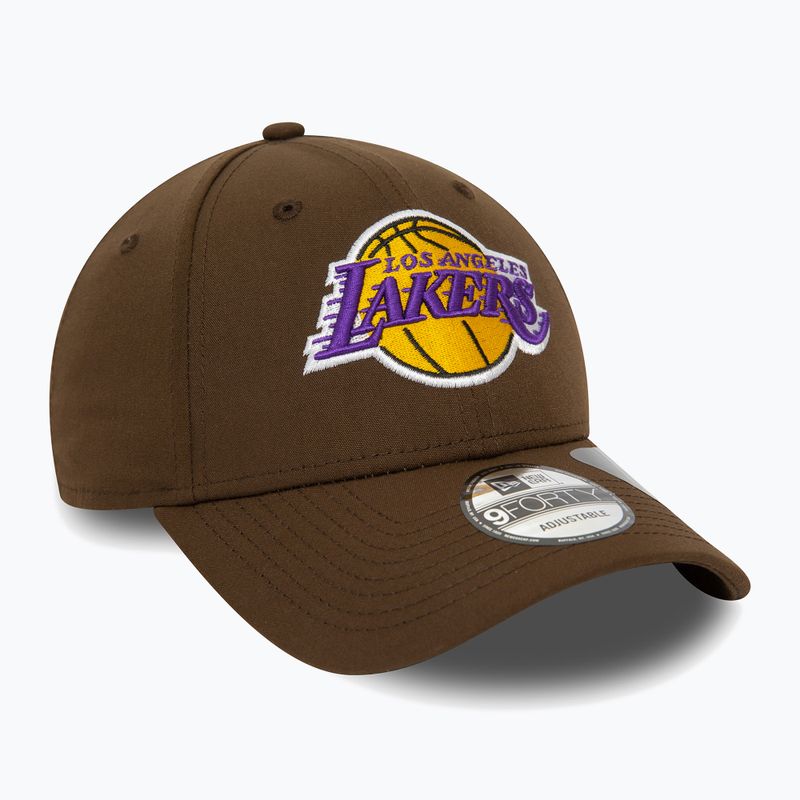 Pánská kšiltovka  New Era Repreve 9Forty Los Angeles Lakers dark brown