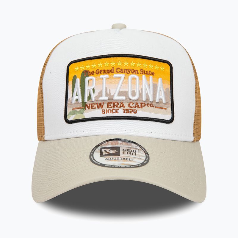 Pánská kšiltovka  New Era Patch Trucker light beige 2