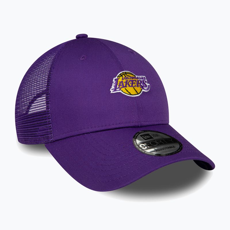 Pánská kšiltovka  New Era Home Field 9Forty Trucker Los Angeles Lakers purple