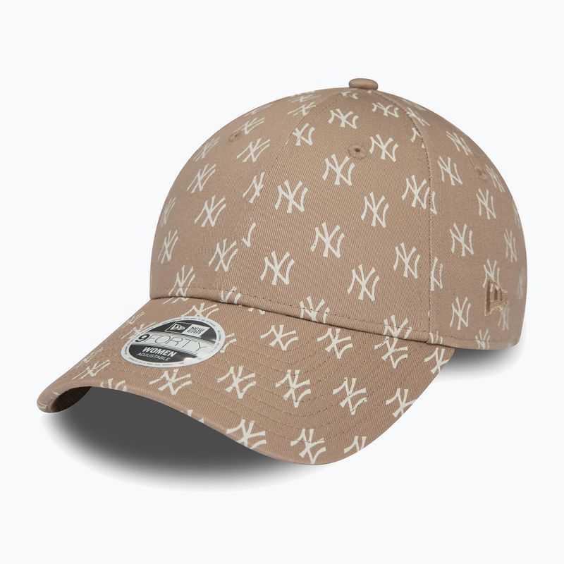 Dámská kšiltovka  New Era Monogram 9Forty New York Yankees pastel brown 2