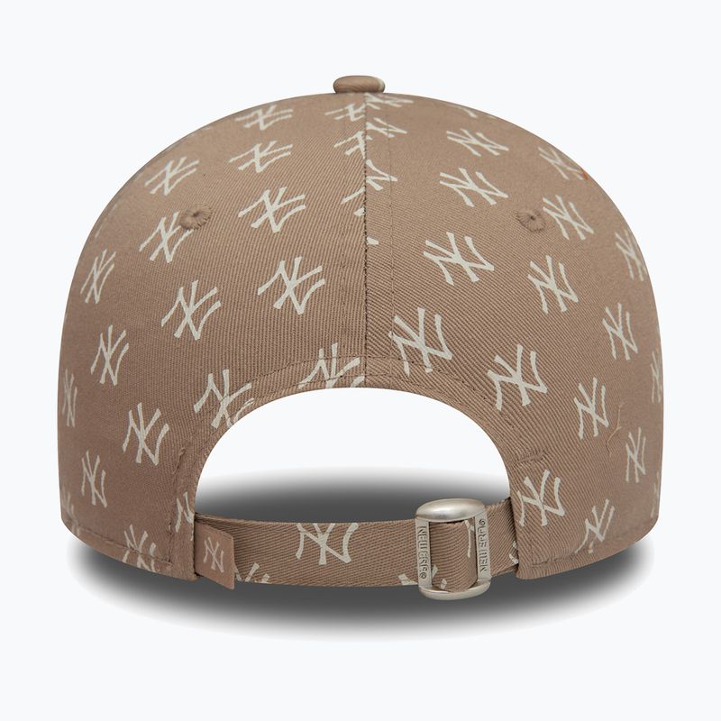 Dámská kšiltovka  New Era Monogram 9Forty New York Yankees pastel brown 4