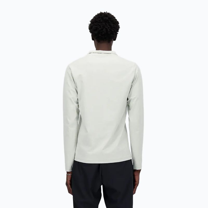 Pánská běžecká mikina New Balance Space Dye 1/4 Zip grey 3