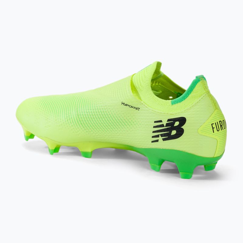 Pánské kopačky  New Balance Furon Pro FG V7+ bleached lime glo 3