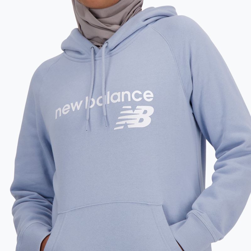 Dámská mikina New Balance Core Fleece Hoodie light purple 4