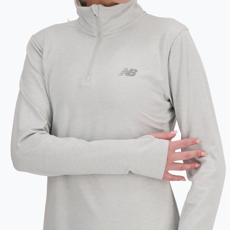 Dámská běžecká mikina New Balance Sport Essentials Space Dye ashheath 4