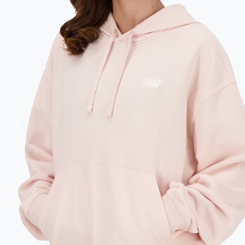 Dámská mikina New Balance French Terry Small Logo Hoodie quartzpi 4