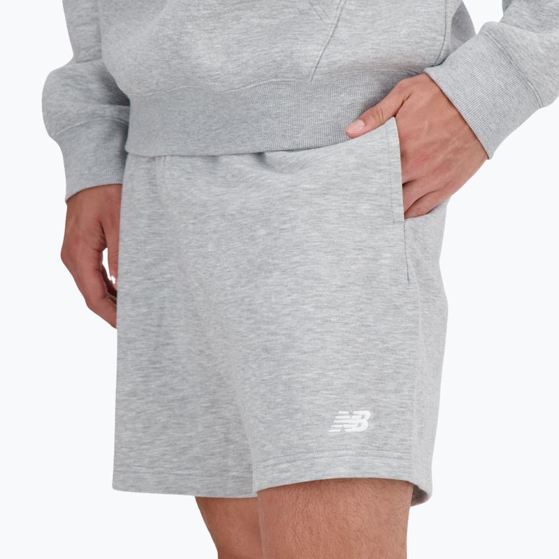 Pánské kraťasy  New Balance French Terry Short athletic grey 4