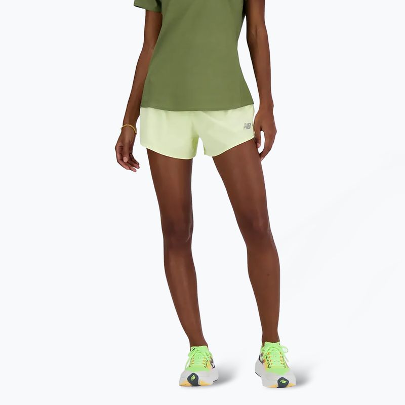 Dámské šortky New Balance RC Seamless 3" lime light