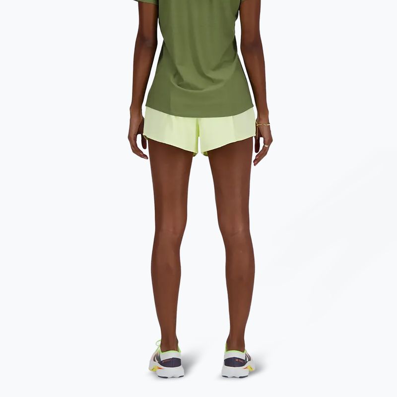 Dámské šortky New Balance RC Seamless 3" lime light 2