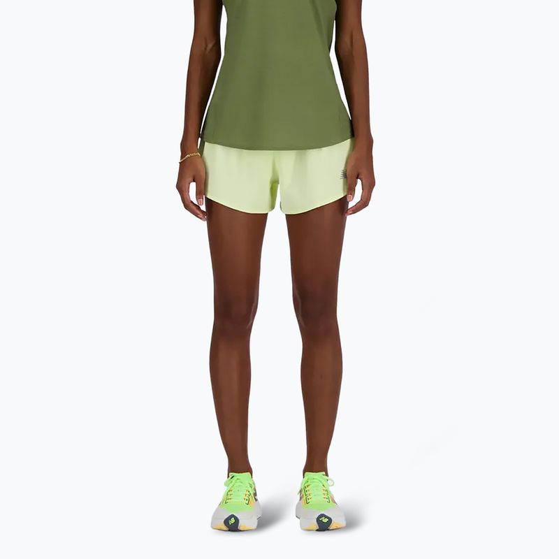 Dámské šortky New Balance RC Seamless 3" lime light 3