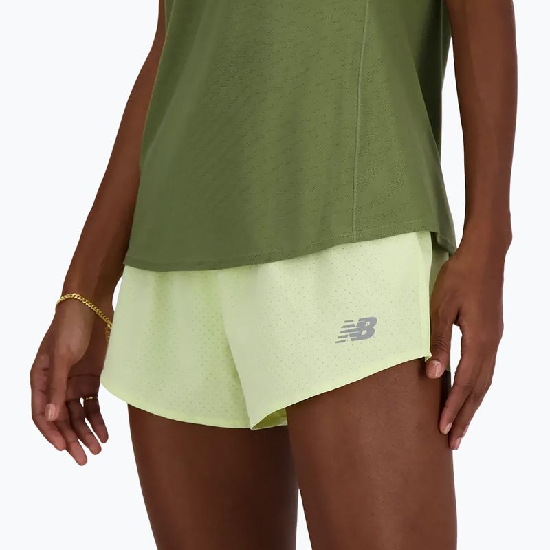 Dámské šortky New Balance RC Seamless 3" lime light 5