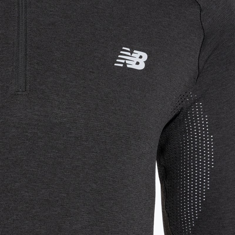 Pánská mikina  New Balance Athletics Seamless 1/4 ZIP black 3