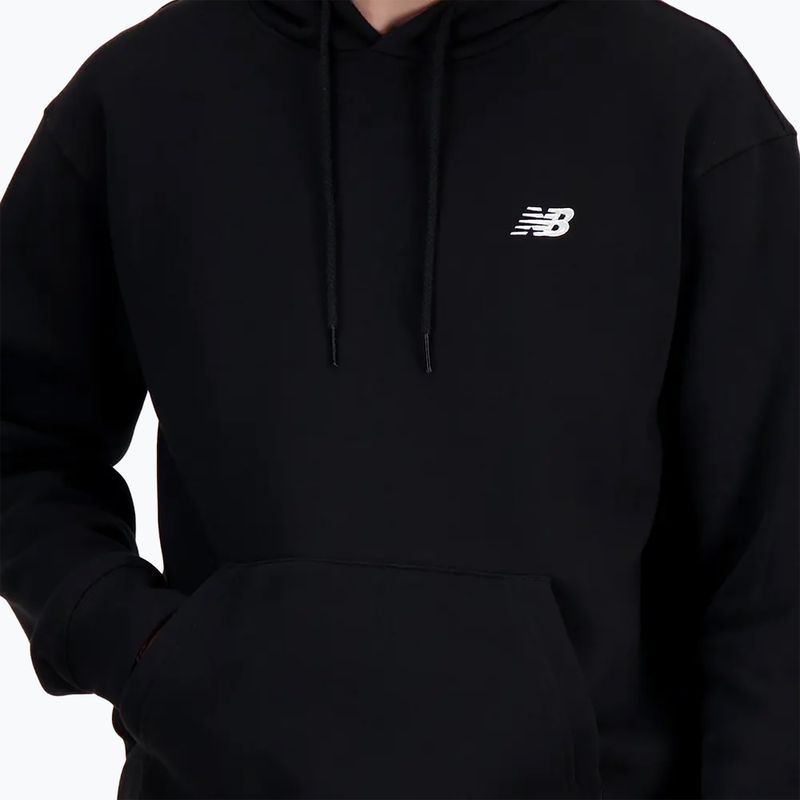 Pánská mikina  New Balance Small Logo French Terry Hoodie black 4