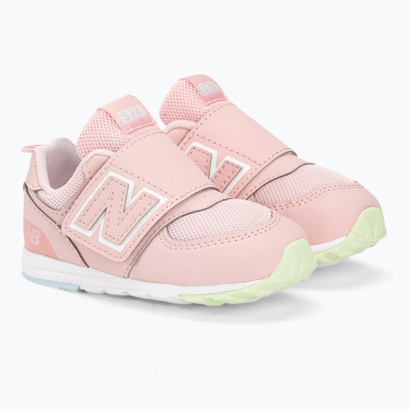 Dětské boty New Balance NW574 shell pink 4