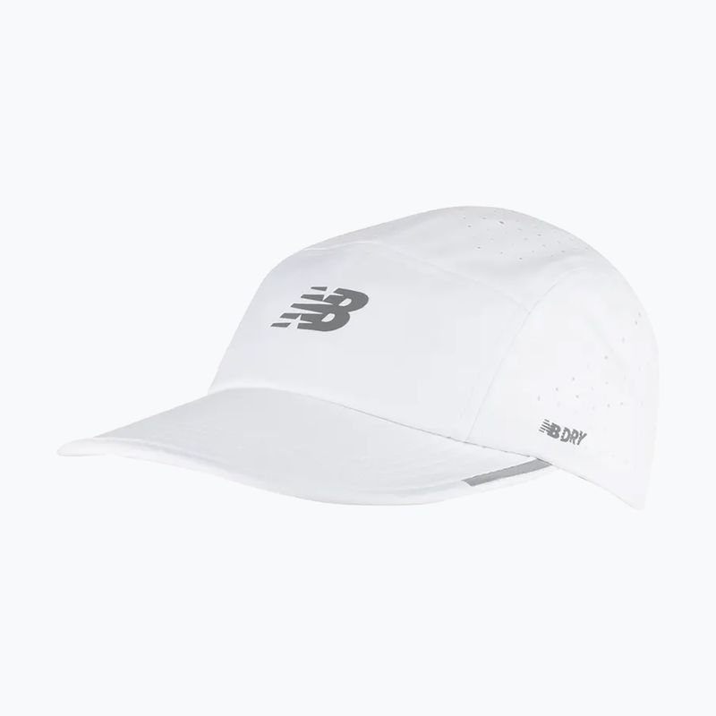 Kšiltovka New Balance 5 Panel Pro Run white