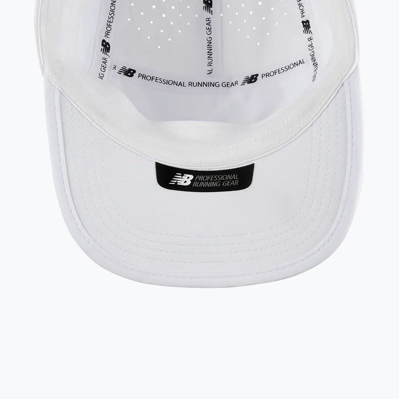 Kšiltovka New Balance 5 Panel Pro Run white 3