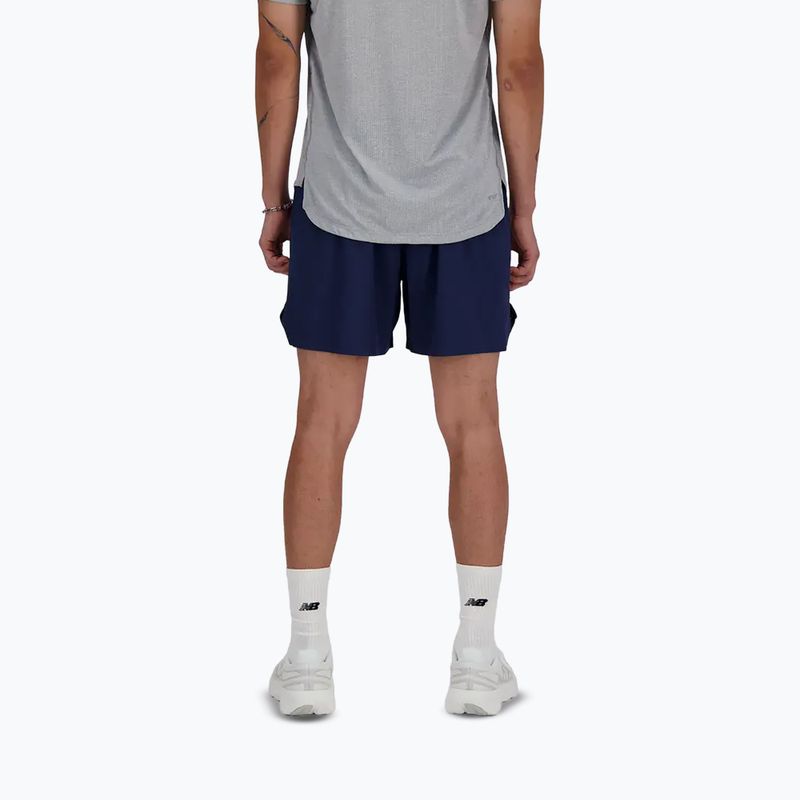 Pánské běžecké šortky New Balance RC Seamless 7" navy 3