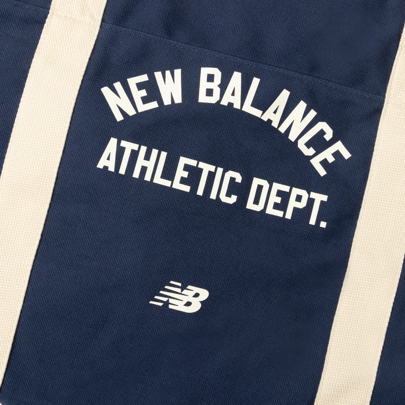 Taška New Balance Canvas Duffel 40 l beige/navy 5