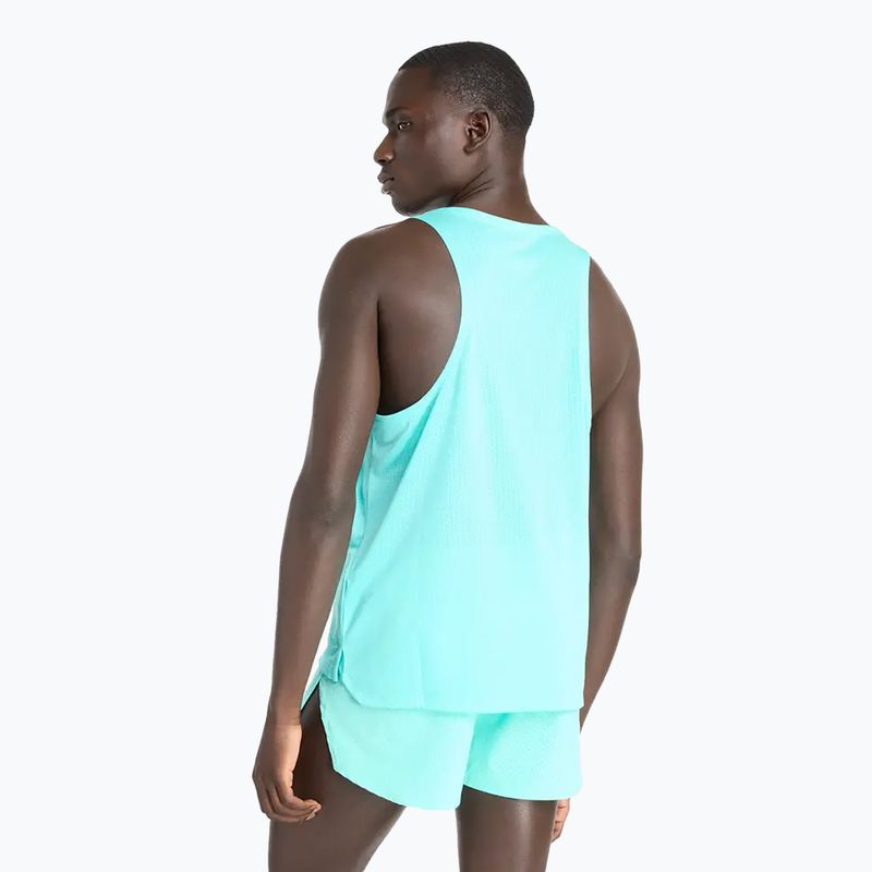 Pánské tílko tank top  New Balance Singlet Athletics cyber jade 3