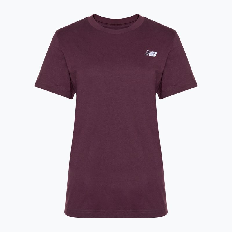 Dámské tričko New Balance Essentials Jersey plum brown