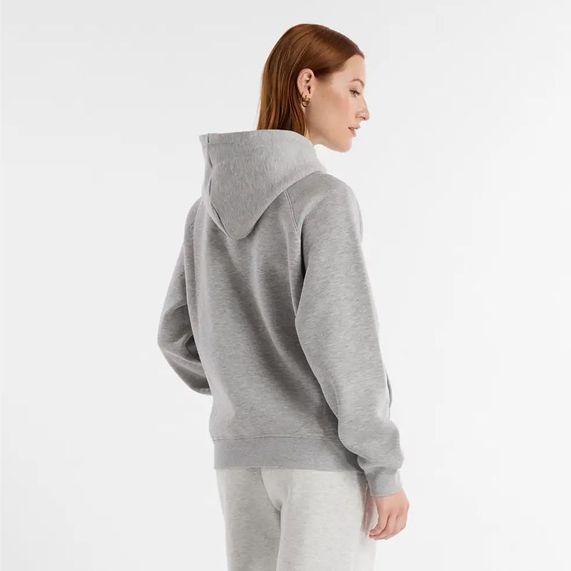 Dámská mikina New Balance Fleece Hoodie athletic grey 2