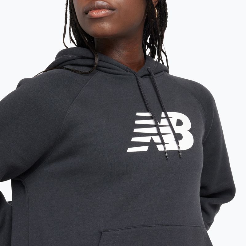 Dámská mikina New Balance Fleece Hoodie black 4