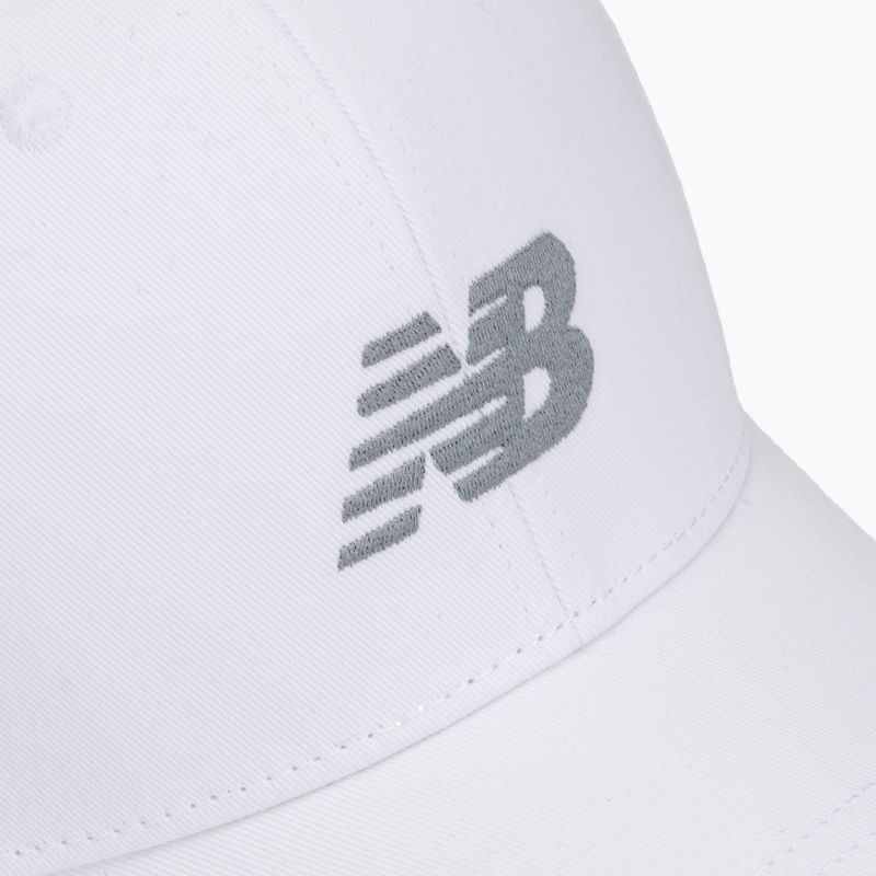 Kšiltovka New Balance 6 Panel Structured Snapback white 3