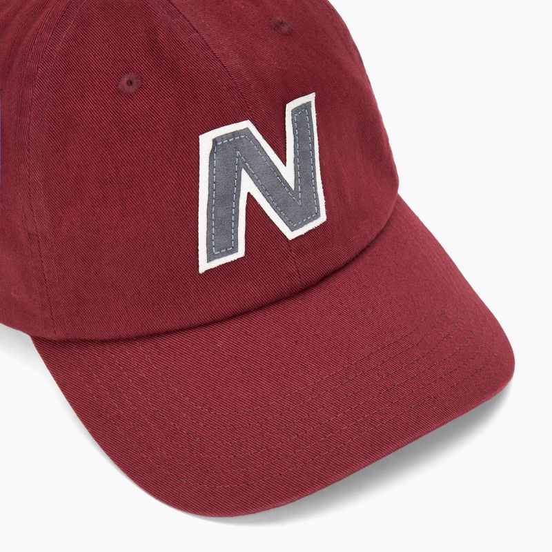 Kšiltovka New Balance V990 Block N Curved Brim mercury red 3