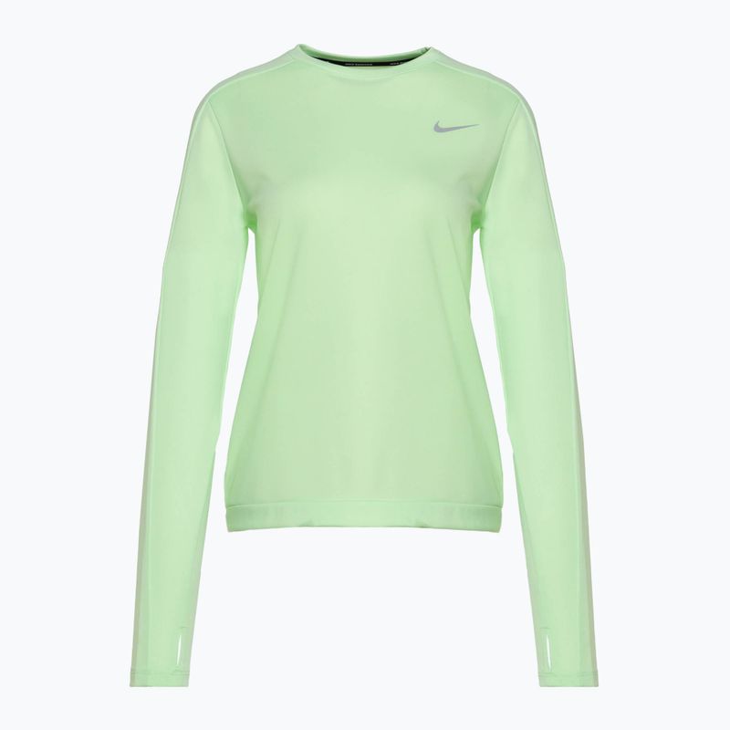 Dámské běžecké tričko s dlouhým rukávem Nike Dri-Fit Pacer Crew vapor green