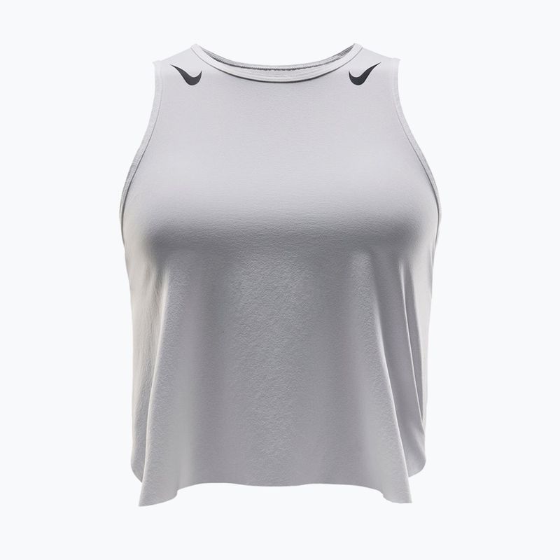 Dámské běžecké tričko Nike AeroSwift Dri-Fit ADV Cropped Tank Top off white/black 5