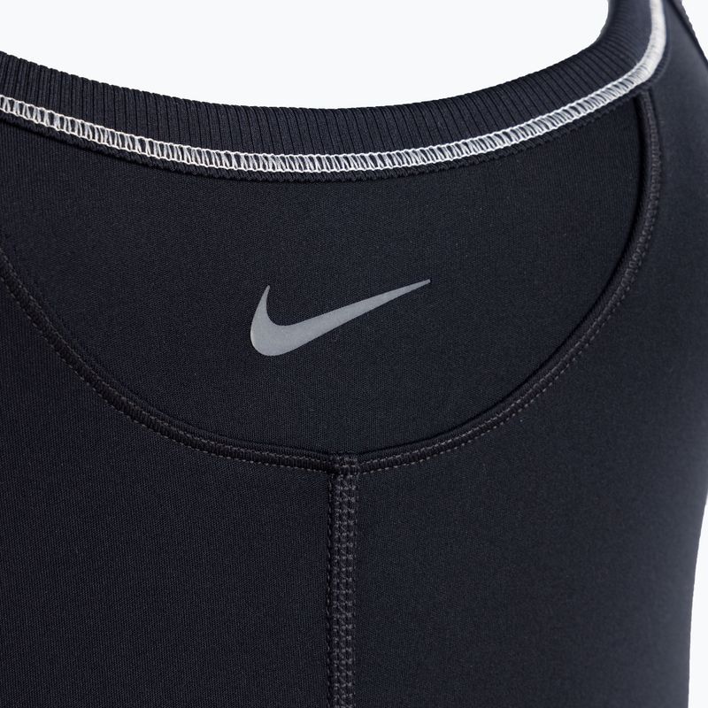 Dámská kombinéza Nike One Dri-FIT Short black/light orewood brown/cool grey 3