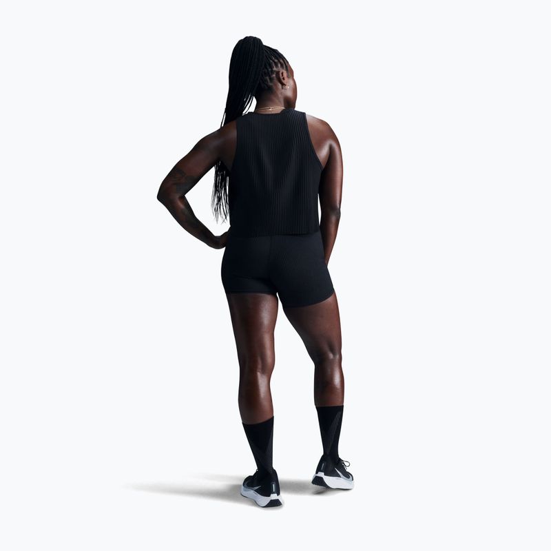 Dámské běžecké tílko Nike AeroSwift Dri-Fit ADV Cropped Tank Top black/white 3