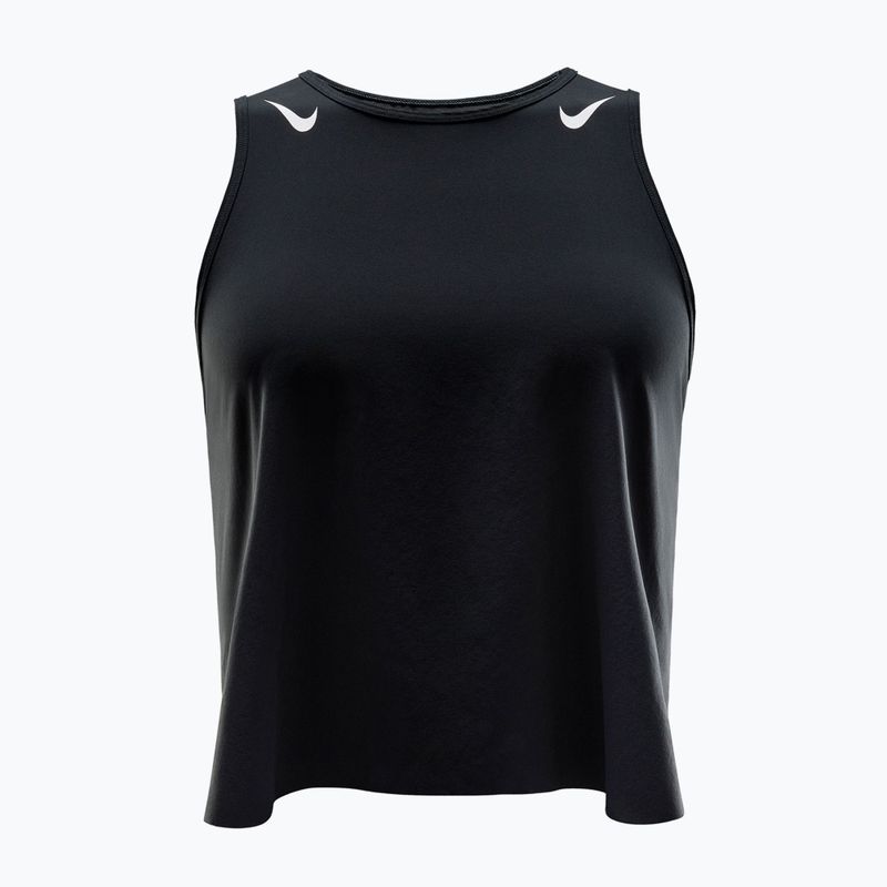Dámské běžecké tílko Nike AeroSwift Dri-Fit ADV Cropped Tank Top black/white 7