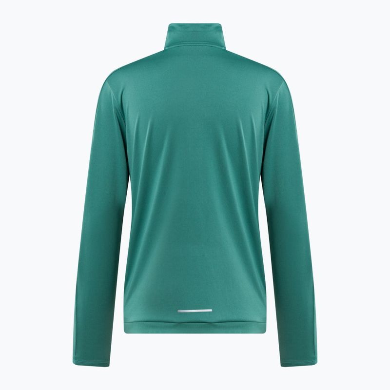 Dámská běžecká mikina Nike Swoosh Dri-FIT 1/4-Zip Mid bicoastal/vapor green 2