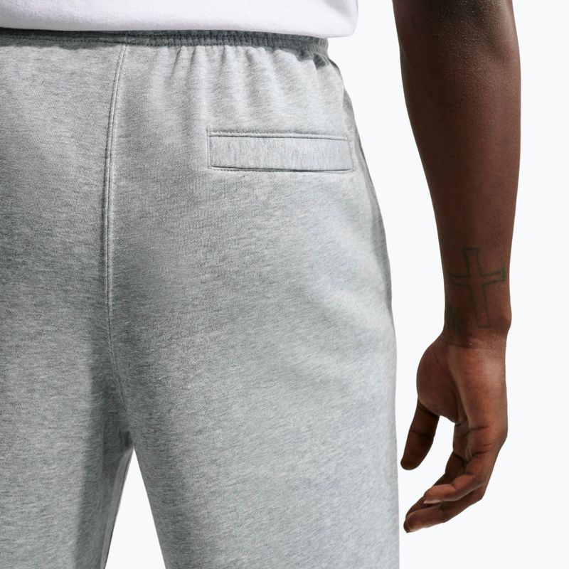 Pánské kalhoty Nike Club French Terry Joggers dark grey heather/light smoke grey/white 6