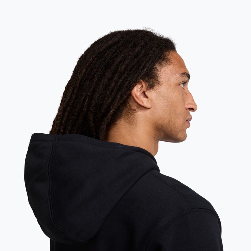 Pánská mikina Nike Club French Terry Pullover Hoodie black/black/white 5
