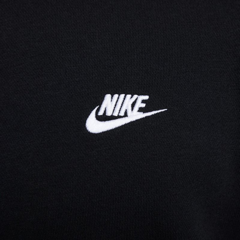 Pánská mikina Nike Club French Terry Crew black/white 5