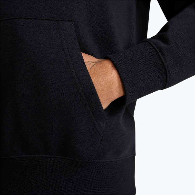 Pánská mikina Nike Club French Terry Pullover Hoodie black/black/white 6