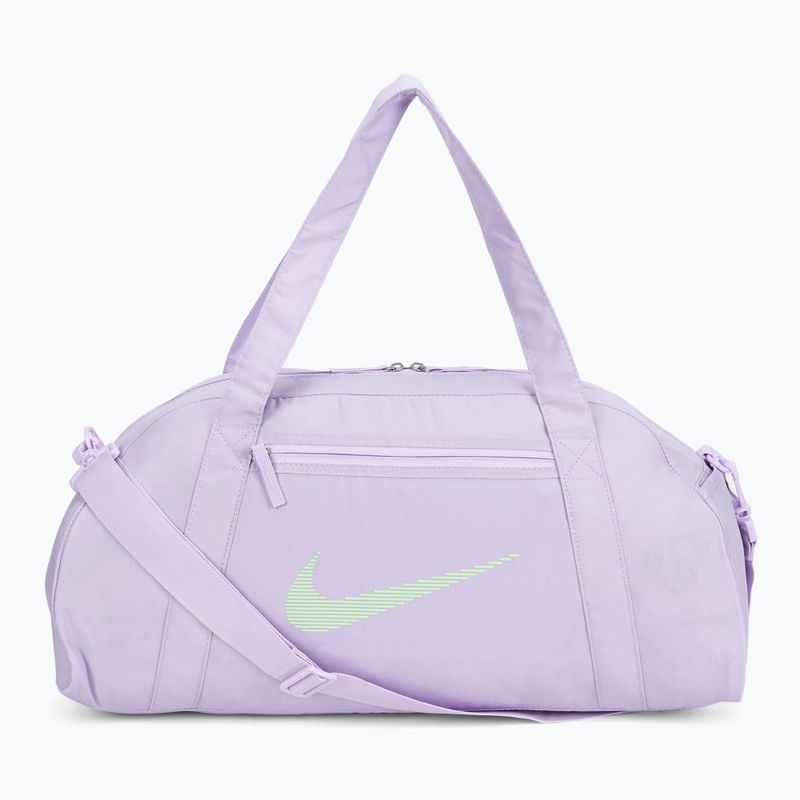 Dámská tréninková taška Nike Gym Club 24 l lilac bloom/lilac bloom/vapor green
